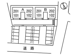 ヴィレッジ中陣（Ｓ）の物件外観写真